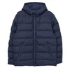 Hrom Raincoat Padded Jacket Navy