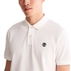 Millers River Pique Polo - White