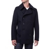 Schott Nyc Slim Fit Peacoat Made In Usa Navy