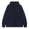 Detachable Hood Down Jacket Dark Navy