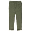 Positano Lyocell Linen Pleated Chino Pants In Green