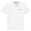 Millers River Pique Polo - White