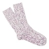 Light Slub Crew Socks - Purple