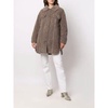 Faux Shearling In Mole Sara Reversible Shirt Jacket