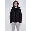 Reversible Water-Repellent Cotton Jacket Black