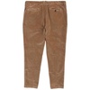 Corduroy Pleated Chino Pants In Khaki