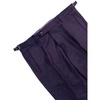 Wool Pleated Chino Pants In Purple