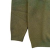 Crew Neck Wool Sweater Military Green