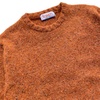 Bruce Crew Neck Wool Sweater Rust