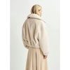 Esssentiel Antwerp Genz Faux Fur Jacket Off White