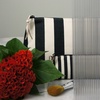 Nora Stripe Black Wash Bag L