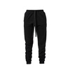 Black Cotton Slim Joggers