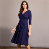 Petite Annie Dress In Eclipse Blue