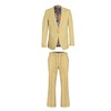 Hugo Linen Single Breasted Suit - Sand