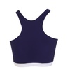 Charlotte Swim and Gym Top - Navy