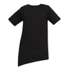 Asymmetric Hem Cotton T-Shirt