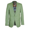 Hugo Linen Single Breasted Suit - Green