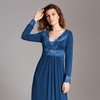 Maxi Viscose Nightgown - Blue