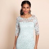 Lila Lace Dress In Mint Silver Green