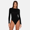 Erla Long Sleeve Bodysuit - Black