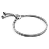 Classic Grey Pembroke Silver & Rope Bracelet