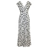 Sophia Maxi Dress In Monochrome Print