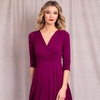 Annie Dress In Plum Wine