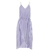 Blue Stripe Cotton Summer Dress