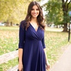 Petite Annie Dress In Eclipse Blue