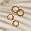 Gold Seren Hoops