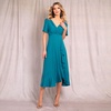 Waterfall Midi Special Occasion Dress In Celestial Blue