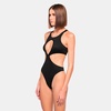 Billie Cut Out Bodysuit - Black