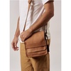 Leather Messenger Heritage Brown Camden Collection