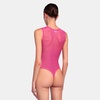 Clara Sheer Bodysuit - Hot Pink