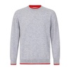 Mens Cashmere Crew Neck Sweater In Quarry Grey