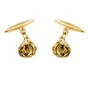 Rose Cufflinks - Gold