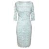 Lila Lace Dress In Mint Silver Green