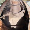 Stitched Detail Genuine Leather Holdall - Brown