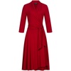 Jersey Wrap Dress Red