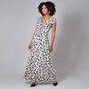 Sophia Maxi Dress In Monochrome Print