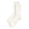 Lux Cashmere Socks - Ivory