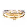 Shine Like A Star Hearts Stack Ring