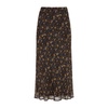 Poppy Aster Midi Skirt In Black