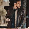 Rainier Moto Leather Jacket - Cracked Brown