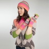 Dora Chevron Wrist-Warmer InPink Mix