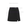 Vance Twill Mini Skirt In Black