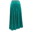 Very Flared Long Velvet Skirt