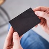 Classic Black Leather Credit Card Holder