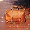 Large Genuine Leather Holdall