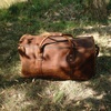 Genuine Leather Holdall Luggage Bag